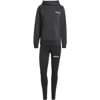Adidas Trainingspak 'Leisure' zwart / wit