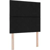 vidaXL Hoofdbord Zwart 90 cm Stof