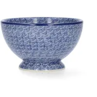 Bunzlau Castle Kom Waves Bowl on Foot 14,5 cm