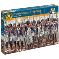 Wittmax Modelbouwpakket Militaire voertuigen - 6092 Franse Infanterie 1798-1805 - Napoleontische Oorlogen - Figuren Plastic - 1:72 - Modelbouw