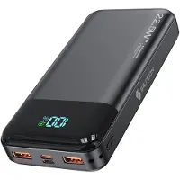 Siltcon Powerbank 30000 mAh– Powerbanks 22.5W Snellader – USB-A/USB-C - LED Indicatie - Noodpakket - Universeel - Incl. 22.5W USB-C Snellaadkabel