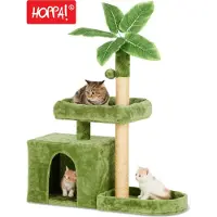 Hoppa! - Krabpaal - Bladvormig ontwerp - Groen