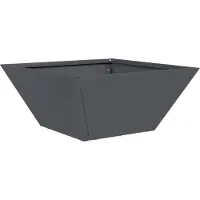 vidaXL Plantenbak Antraciet 35 x 35 x 15 cm Koudgewalst staal