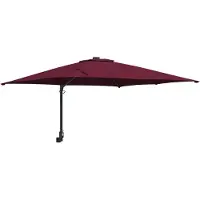 vidaXL Tuinparasol Bordeaux Rood 248,5 x 247,5 x 160 cm