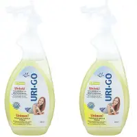 Homecraft Uri-Go Urinespray verwijderaar geurtjes/vlekken 2x750 ml Spray
