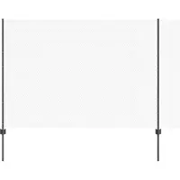vidaXL zeshoekig gaasgek met palen 50 x 1,5 m PVC-Coated Staal Grijs