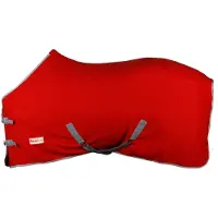 BASELINE Polar Fleecedeken - Paardendeken - Maat: 165 - Rood - Fleece