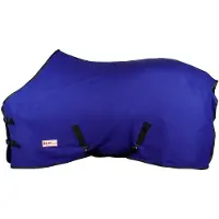 BASELINE Polar Fleecedeken - Paardendeken - Maat: 215 - Kobalt - Fleece