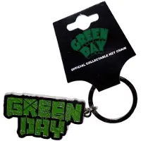 Green Day - Band Logo Sleutelhanger - Groen