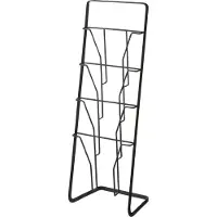 Yamazaki Tijdschriftenrek 4 vakken - Tower - Zwart