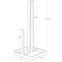 Yamazaki Keukenrolhouder - Tower - Wit