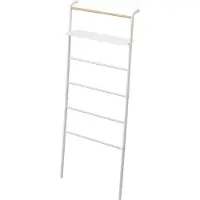 Yamazaki Handdoekenrek Tower Ladder Wide White