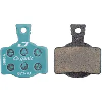 Jagwire Sport Organic Remblokken voor Magura MT8/MT6/MT4/MT2/MT Trail achterkant 1 paar, blauw/bruin 2023 Schijfremblokken