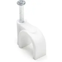 Q-Link Kabelclip | | 10 mm (120 stuks, Rond, Wit)