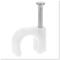 Q-Link Kabelclip | | 8 mm (20 stuks, Rond, Wit)