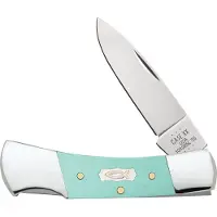 Case Knives Case Lockback 18106 Smooth Seafoam Green G10 101225L SS, zakmes