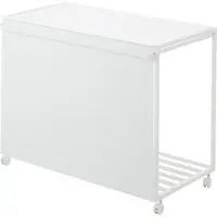 Yamazaki Afvalscheidingsprullenbak met wielen - 3 comp - Tower - Wit