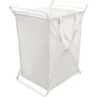 Yamazaki Wasmand met Uitneembare Waszak - Tower - Wit