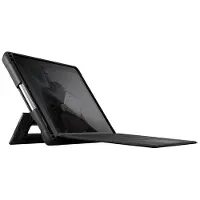 STM Dux shell - geschikt voor de surface go, de surface go 2 en de surface go 3 - extra valbescherming - zwart