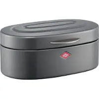 Wesco Single Elly Broodtrommel | 8,5 Liter | Metaal - Mat grafiet | Broodbewaardoos