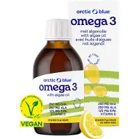 Arctic Blue Artic Blue Algenolie DHA en EPA en Hennepzaadolie ALA met vitamine D3 (150ml)