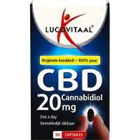 Lucovitaal CBD 20 mg Capsules 100% PUUR 30 capsules