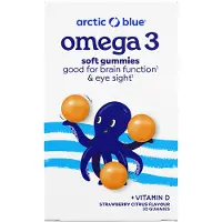 Arctic Blue Omega-3 Gummies DHA + EPA met Vitamine D3 30 St