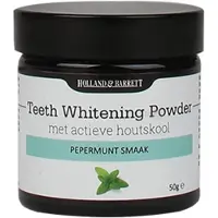 Holland & Barrett 1+1 gratis | Teeth Whitening Powder Actieve Houtskool - 50g