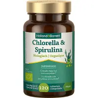 Holland & Barrett Biologische Chlorella & Spirulina - 120 tabletten