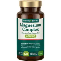 Holland & Barrett 1+1 gratis | Magnesium Complex + Calcium, Selenium & Zink 400mg - 60 tabletten
