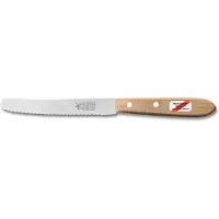 Robert Herder steakmes straight classic roodbeuken RVS