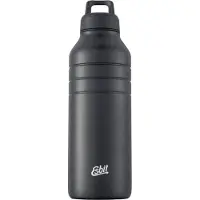 Esbit Majoris Waterfles - 1 Liter - Grijs - RVS Drinkfles - Lusdop