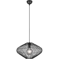 RL LIVE YOUR LIGHT REALITY COBAIN - Hanglamp - Zwart mat - excl. 1x E27 7 W - Plafondbevestiging - In hoogte verstelbaar