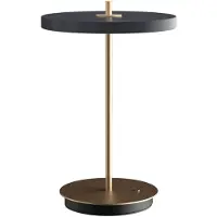 UMAGE Asteria Move Tafellamp Draagbaar Antraciet - Draagbare lampen Staal Anthracite - 2501