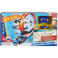 Hot Wheels RC 1:64 schaal, RC Speed Challenge racebaan set