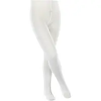 Esprit Foot Logo versterkt slijtvast katoen panty kinderen wit - maat 122-128