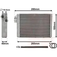 VAN WEZEL 03006408 Kachelradiateur, interieurverwarming