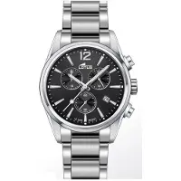 Lotus Analoog horloge zwart