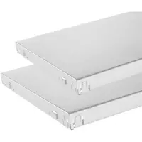 Schulte Extra legborden, voor insteekstellingen, B 1200 x D 350 mm, wit