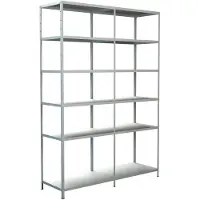 Schulte Legborden zonder grendels, H 2300 x B 1600 x D 500, wit