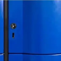 C+P Veiligheidsdraaigrendel voor Resisto lockerkasten, ergonomisch, draait in gesloten toestand, staal, zwart
