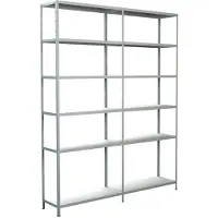 Schulte Legborden zonder grendels, H 2300 x B 1800 x D 350 mm, wit