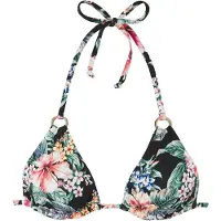 LASCANA Bikinitop groen / rood / zwart