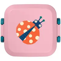 Amuse Rikko Lunchbox Animal Parade Poppy Flamingo / Ladybug Valley