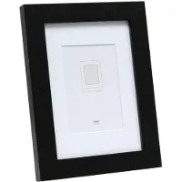 Deknudt Frames Deknudt zwarte fotokader met witte passe-partout MDF 70x100cm