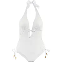 LASCANA Badpak bruin / wit