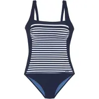 LASCANA Badpak marine / wit