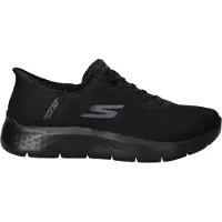 SKECHERS Huisschoen 'Slipper Herren 216326 BBK Textil in schwarz' zwart