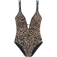 LASCANA Badpak beige / zwart