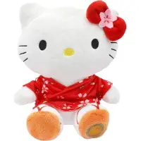 Joy toy Sanrio Hello Kitty Kimono 24 Cm Teddy Veelkleurig